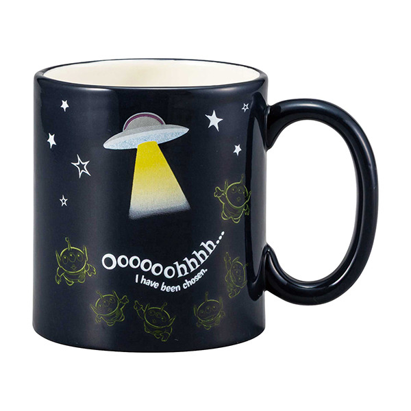 三眼怪立體浮雕陶瓷馬克杯(UFO)