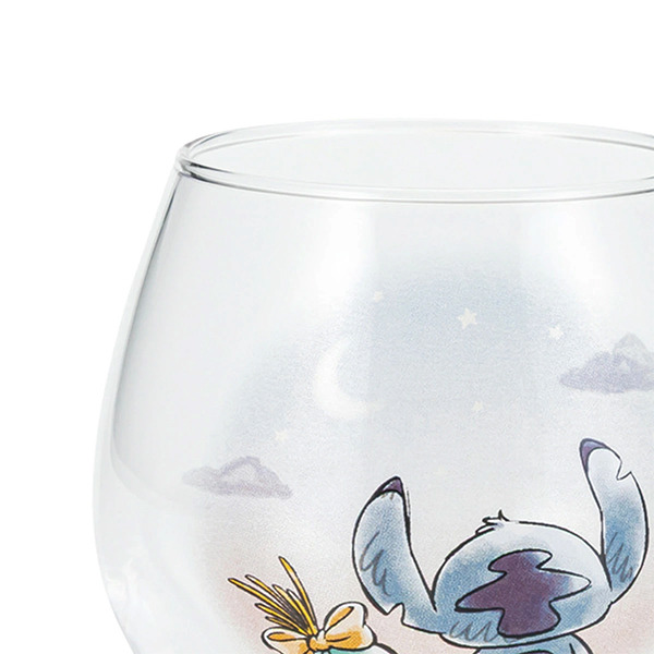 史迪奇日製不倒翁玻璃杯(夜空)