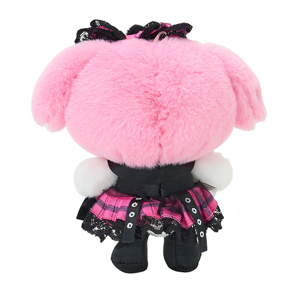 美樂蒂造型玩偶吊鍊(甜蜜搖滾格紋)