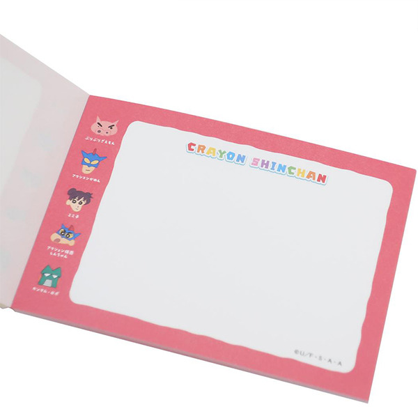 蠟筆小新日製迷你便條本(人物圖鑑)