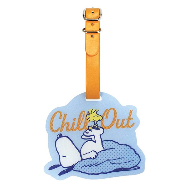 SNOOPY壓克力行李吊牌(放鬆系列-Chill out)