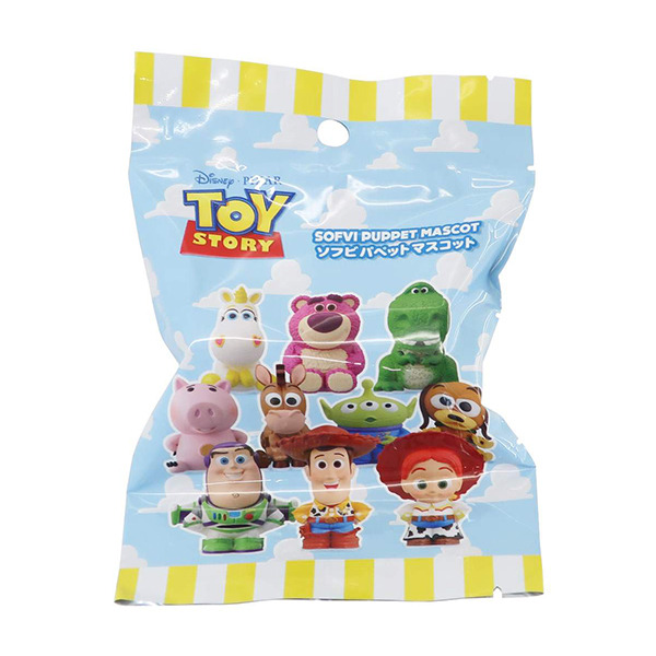 玩具總動員造型軟膠指偶公仔盲包(10種款式，隨機出貨*1)