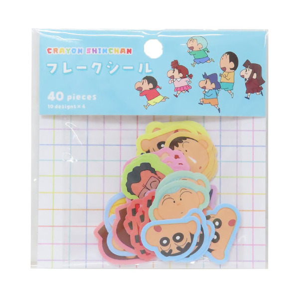 蠟筆小新散裝貼紙包-40枚入(雙葉幼稚園)