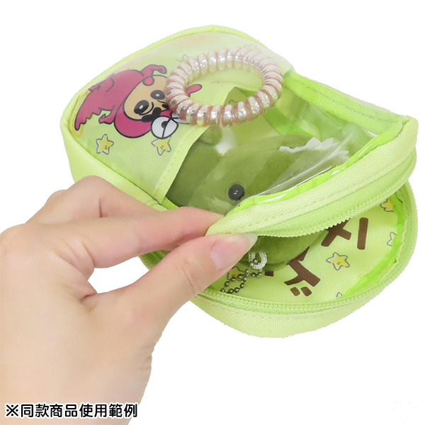 蠟筆小新透明收納包附鎖圈/娃包(巧克比餅乾)