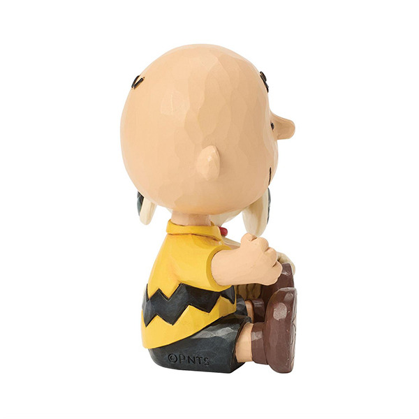 SNOOPY和查理布朗撒嬌塑像-Licks of Love