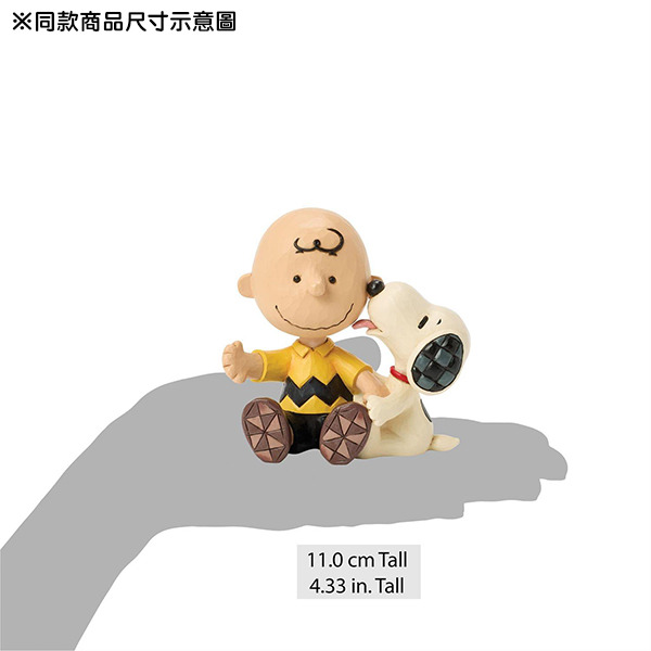 SNOOPY和查理布朗撒嬌塑像-Licks of Love