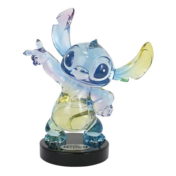 全球限量 史迪奇彩色透明大塑像-Aloha Spirit