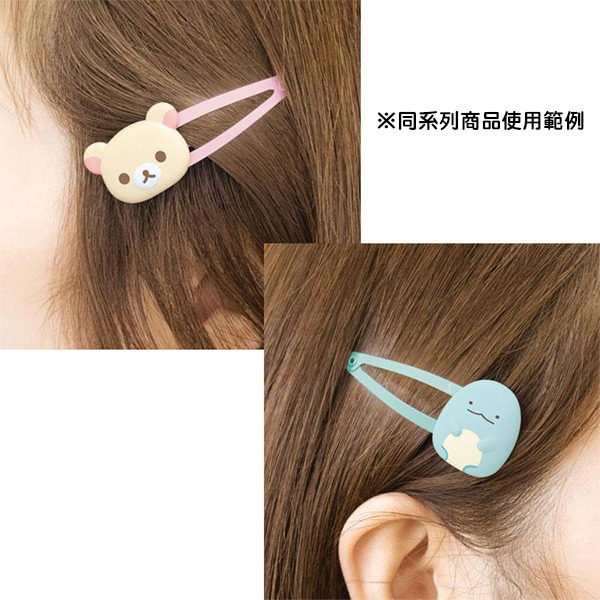 大白熊和貓咪造型髮夾組-一組2個入(大臉)