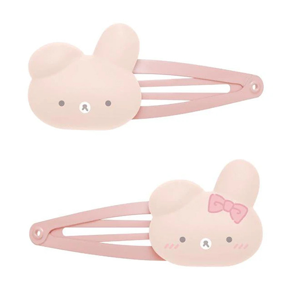 Kumausa兔子熊造型髮夾組-一組2個入(大臉)