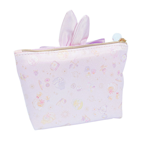 角落小夥伴緞面化妝包(奇幻魔法兔子裝)