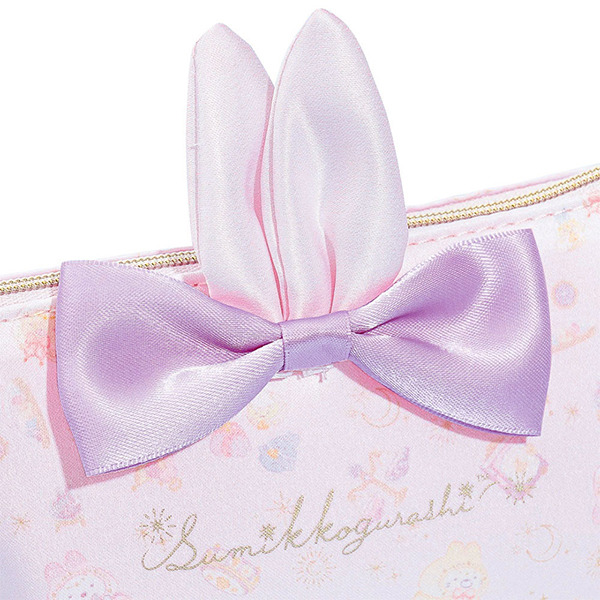 角落小夥伴緞面化妝包(奇幻魔法兔子裝)