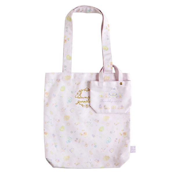 角落小夥伴帆布提袋/托特包附迷你收納袋(奇幻魔法兔子裝)