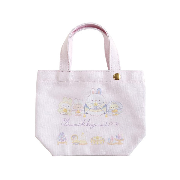 角落小夥伴帆布提袋/托特包附迷你收納袋(奇幻魔法兔子裝)