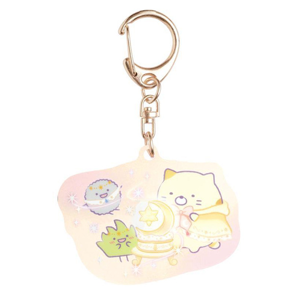 角落小夥伴壓克力造型鑰匙圈-奇幻魔法兔子裝(共6種款式，隨機出貨*1)