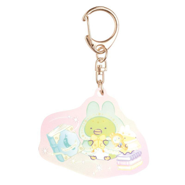 角落小夥伴壓克力造型鑰匙圈-奇幻魔法兔子裝(共6種款式，隨機出貨*1)
