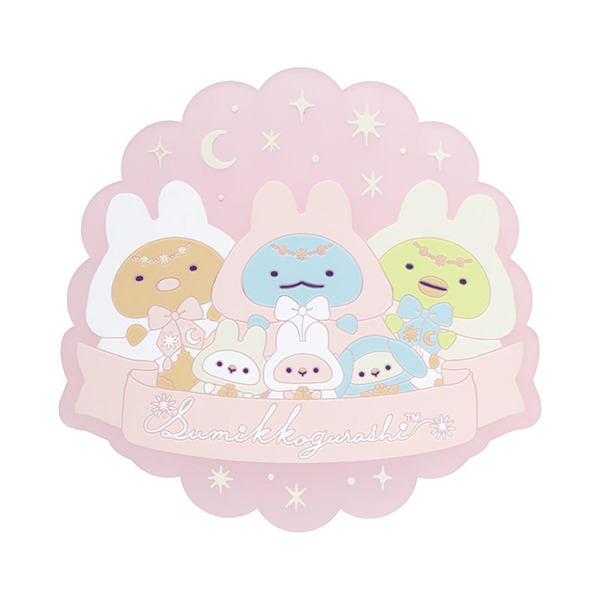 角落小夥伴矽膠杯墊(奇幻魔法兔子裝)