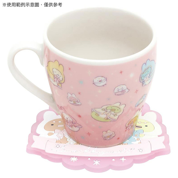 角落小夥伴矽膠杯墊(奇幻魔法兔子裝)