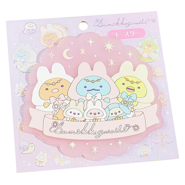 角落小夥伴矽膠杯墊(奇幻魔法兔子裝)