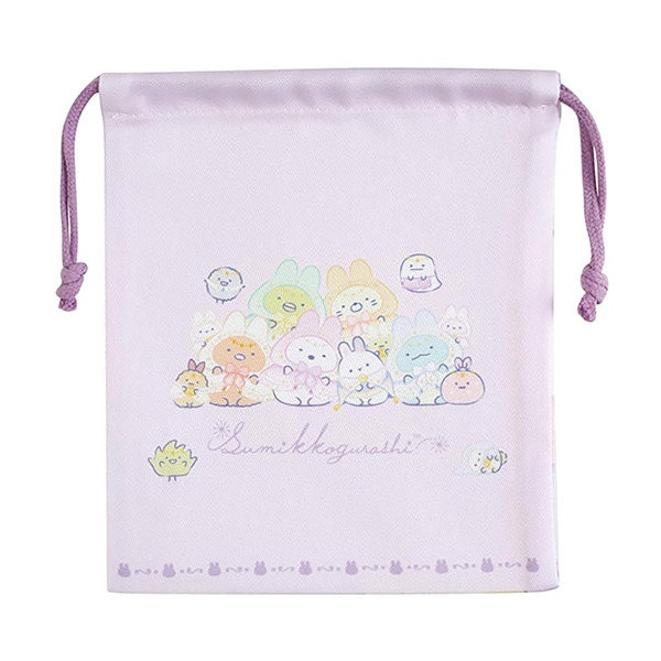 角落小夥伴束口袋組-一組3個入(奇幻魔法兔子裝)