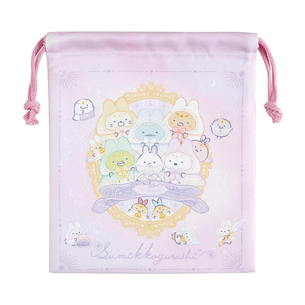 角落小夥伴束口袋組-一組3個入(奇幻魔法兔子裝)