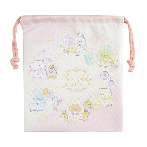 角落小夥伴束口袋組-一組3個入(奇幻魔法兔子裝)