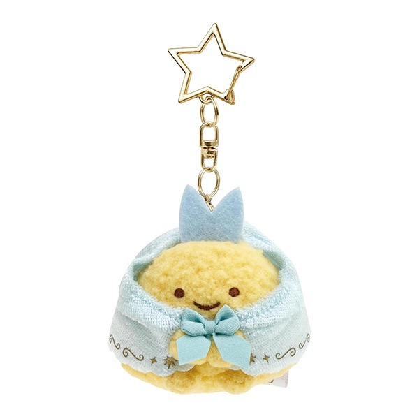 炸魚尾絨毛娃娃吊飾(奇幻魔法兔子裝)