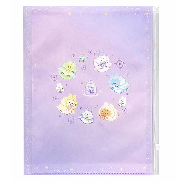 角落小夥伴A4 6層檔案資料夾附夾鍊袋(奇幻魔法兔子裝)