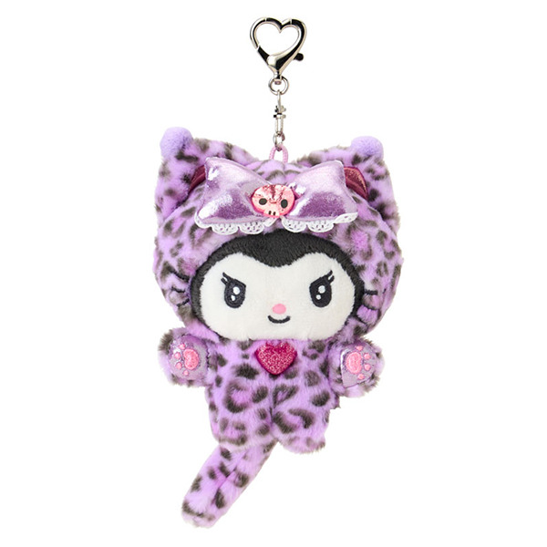 酷洛米造型玩偶吊飾(豹紋小貓)