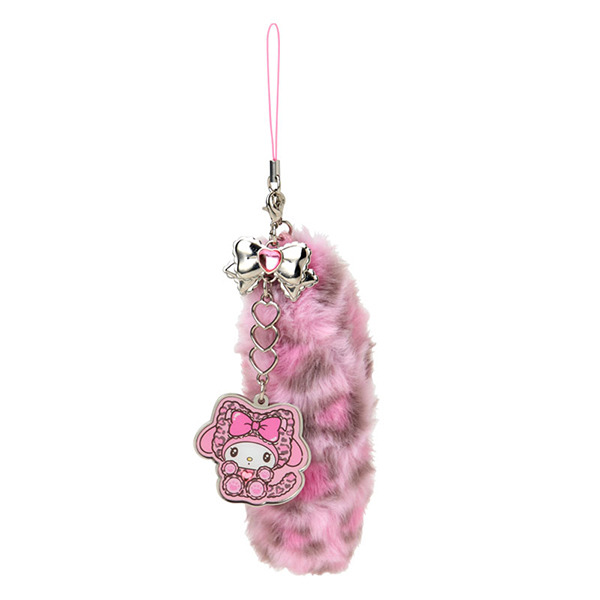 美樂蒂手機吊飾(豹紋小貓)