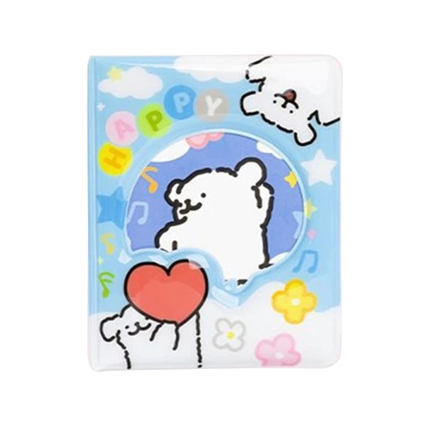 線條小狗明星小卡/拍立得收納本(舉心小白)