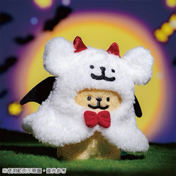 線條小狗造型迷你披風吊飾(吸血鬼小白)