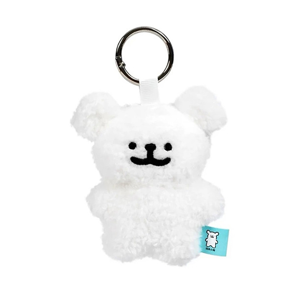 線條小狗造型玩偶吊飾(迷你小白)