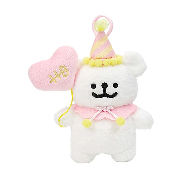 線條小狗造型玩偶吊飾(生日小白)