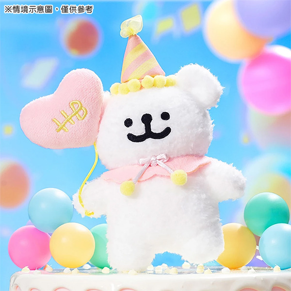 線條小狗造型玩偶吊飾(生日小白)