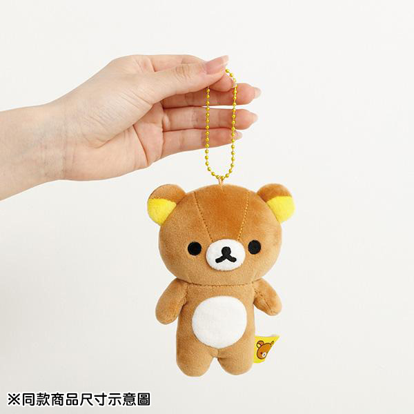 茶小熊絨毛娃娃吊飾(mochi mochi)