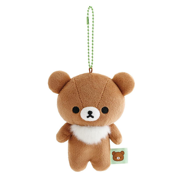 茶小熊絨毛娃娃吊飾(mochi mochi)