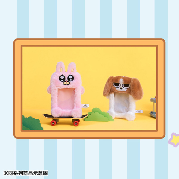 暹羅厘普絨毛造型明星小卡裝飾套附扣環(秀珍)