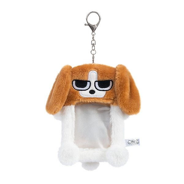 暹羅厘普絨毛造型明星小卡裝飾套附扣環(多棟)