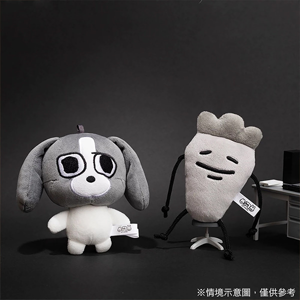 暹羅厘普造型玩偶吊飾(灰色週一-田中)