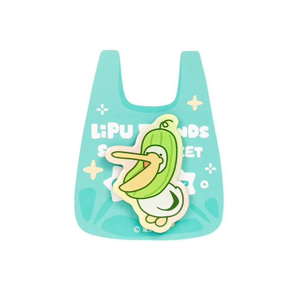 暹羅厘普造型壓克力磁鐵(蔬菜系列-小河)