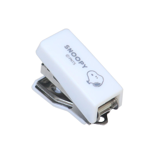 SNOOPY小型訂書機(經典白)