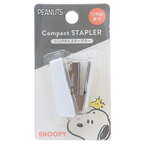 SNOOPY小型訂書機(經典白)