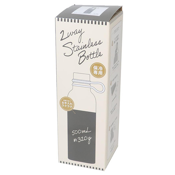 SNOOPY兩用不鏽鋼保冷隨手瓶-500ml(英文字母)