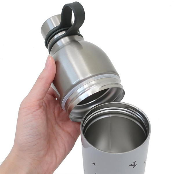 SNOOPY兩用不鏽鋼保冷隨手瓶-500ml(英文字母)