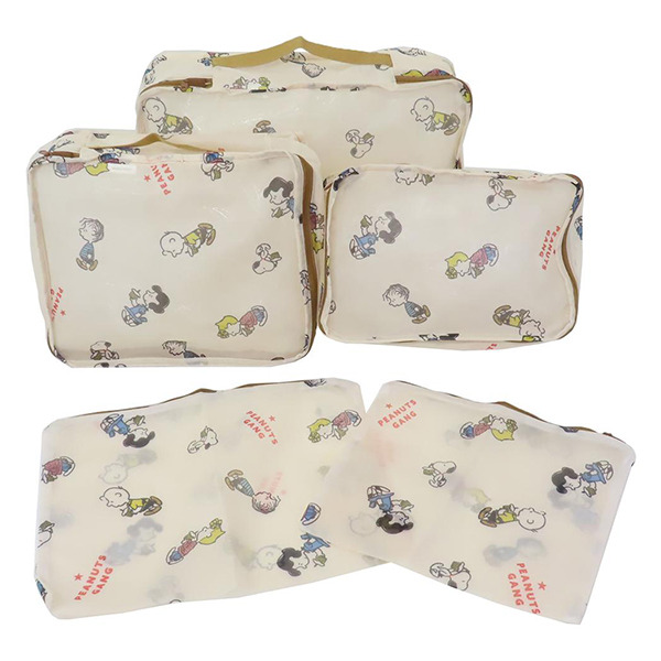 SNOOPY旅用收納袋5入組(杯子蛋糕)