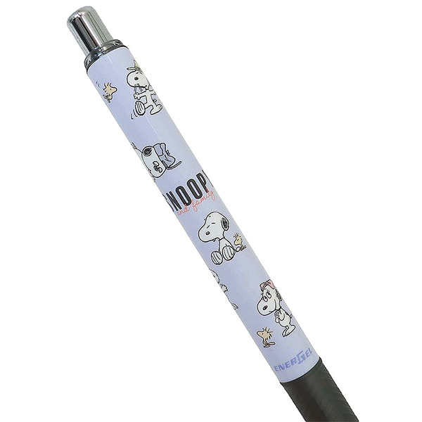 SNOOPY*Pentel ENERGEL黑色原子筆(家族)