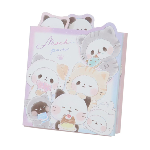 麻糬貓熊日製折疊便條本(萌貓裝扮)