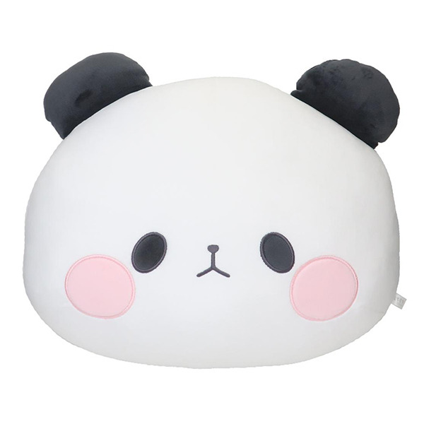 麻糬貓熊大臉造型絨毛靠墊/抱枕