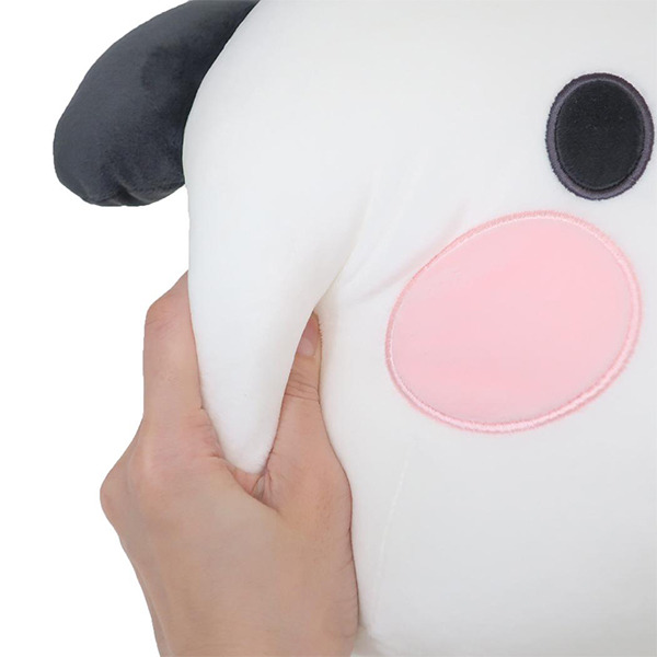 麻糬貓熊大臉造型絨毛靠墊/抱枕