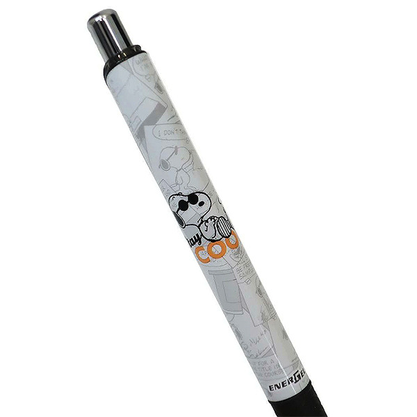 SNOOPY*Pentel ENERGEL黑色原子筆(耍酷)